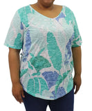Ladies Printed Burnout Tee | R279.90 | Eagle Clothing | Plus Size | Big & Tall