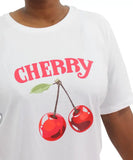 Ladies Printed Cherry Tee
