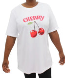 Ladies Printed Cherry Tee