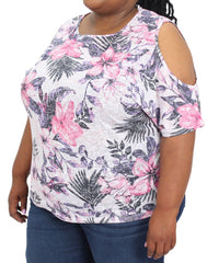 Ladies Printed Cold Shoulder | R289.90 Eagle Clothing Plus Size Big & Tall