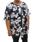 Ladies Printed Fancy Tunic | Eagle Clothing | Plus Size | Big & Tall