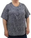Ladies Printed Fancy Tunic | Eagle Clothing | Plus Size | Big & Tall
