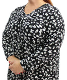Ladies Printed Fancy Tunic | Eagle Clothing | Plus Size | Big & Tall