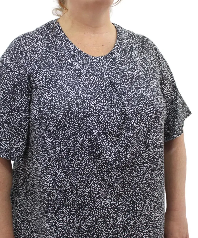 Ladies Printed Fancy Tunic | Eagle Clothing | Plus Size | Big & Tall