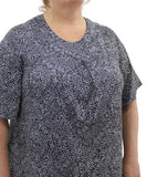 Ladies Printed Fancy Tunic | Eagle Clothing | Plus Size | Big & Tall