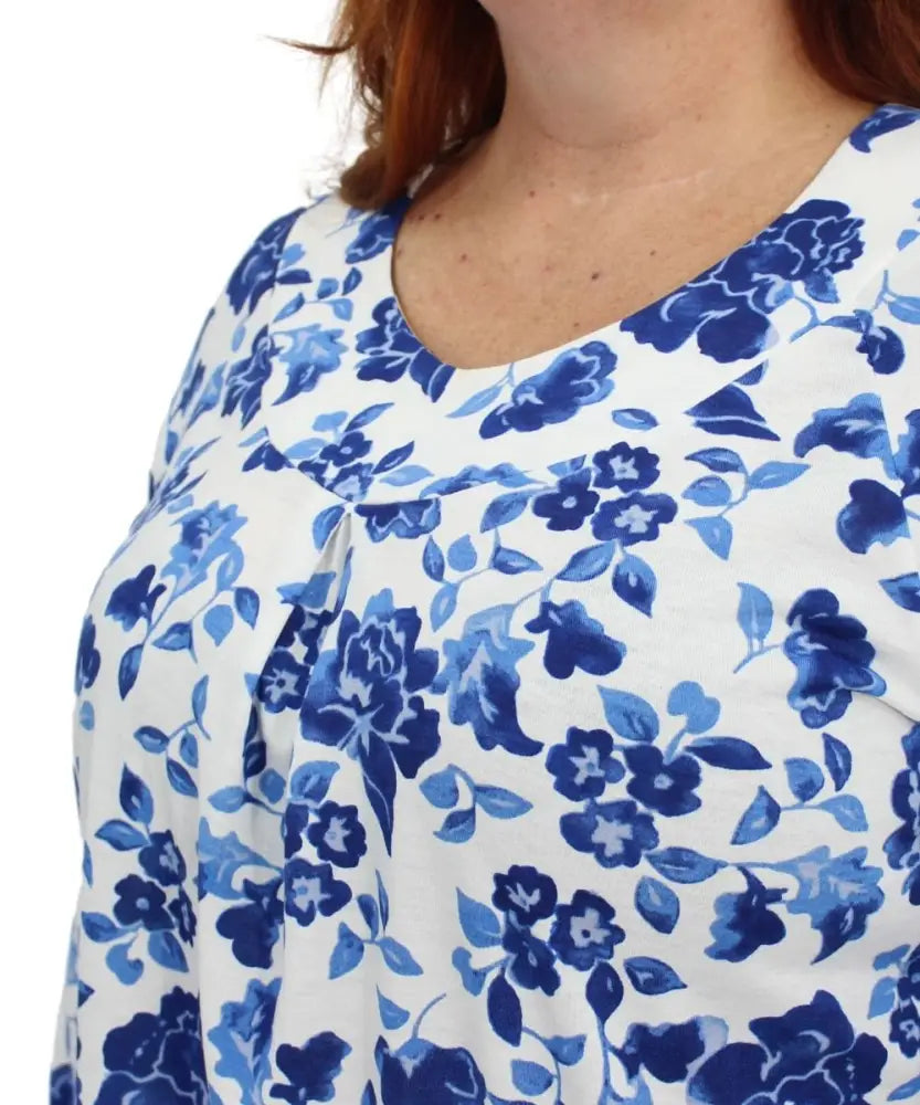 Ladies Printed Fancy Tunic | Eagle Clothing | Plus Size | Big & Tall