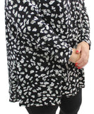 Ladies Printed Fancy Tunic | Eagle Clothing | Plus Size | Big & Tall