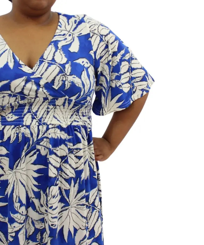 Ladies Printed Flare Dress | Eagle Clothing | Plus Size | Big & Tall
