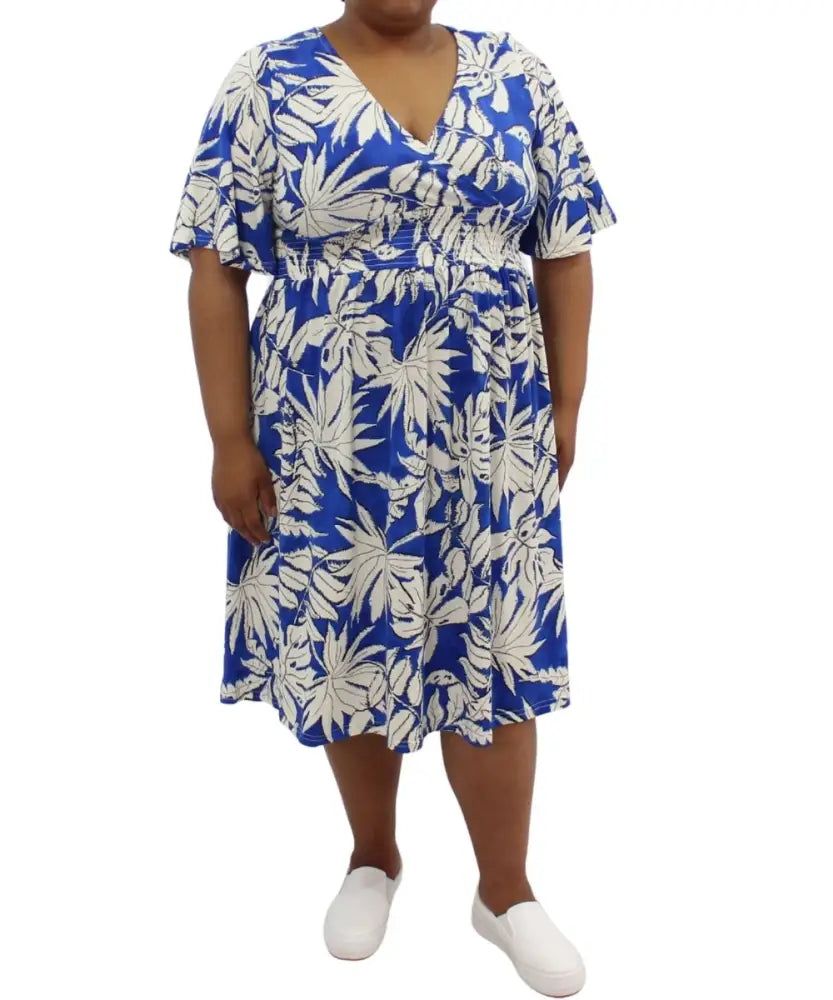 Ladies Printed Flare Dress | R379.90 | Eagle Clothing | Plus Size | Big & Tall