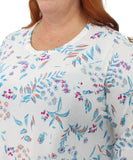 Ladies Printed Floral Tunic | Eagle Clothing | Plus Size | Big & Tall