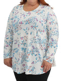 Ladies Printed Floral Tunic | Eagle Clothing | Plus Size | Big & Tall
