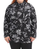 Ladies Printed Funnel Neck Top | R299.90 | Eagle Clothing | Plus Size | Big & Tall