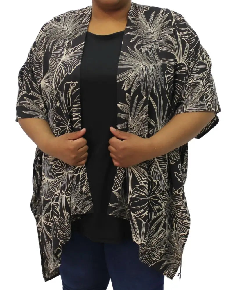 Ladies Printed Kimono | Eagle Clothing | Plus Size | Big & Tall