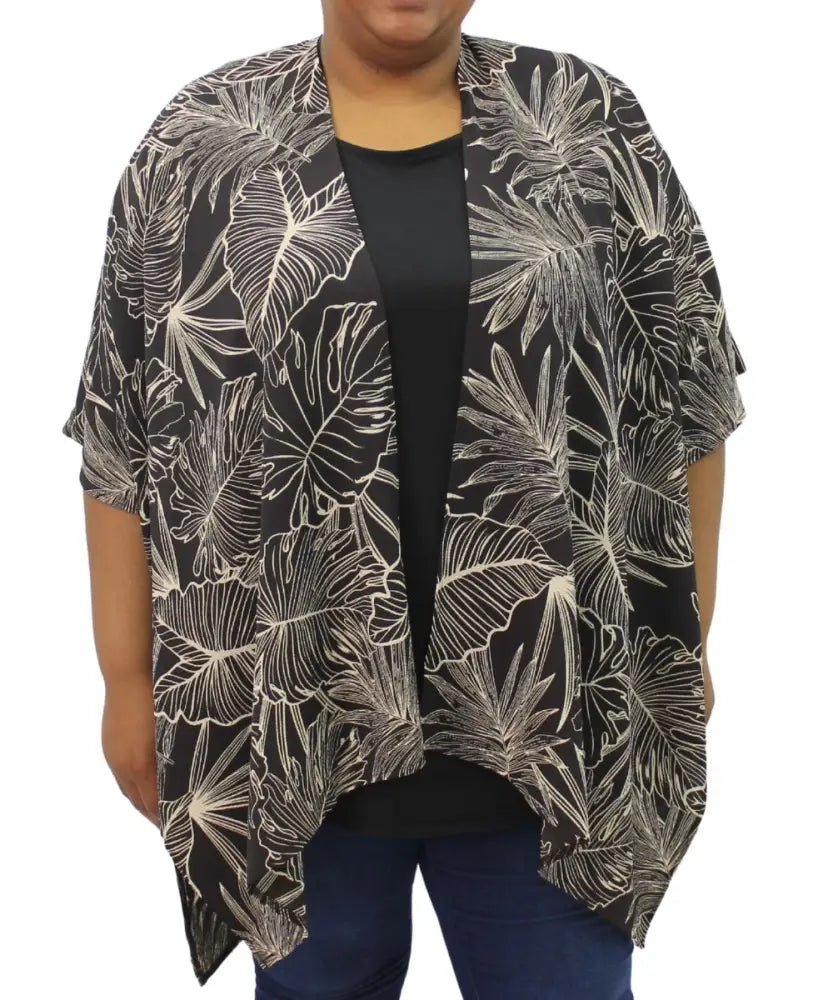 Ladies Printed Kimono | Eagle Clothing | Plus Size | Big & Tall