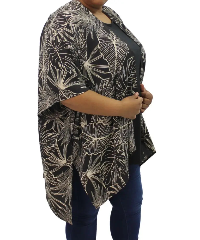 Ladies Printed Kimono | Eagle Clothing | Plus Size | Big & Tall