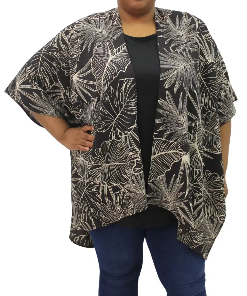 Ladies Printed Kimono | Eagle Clothing | Plus Size | Big & Tall