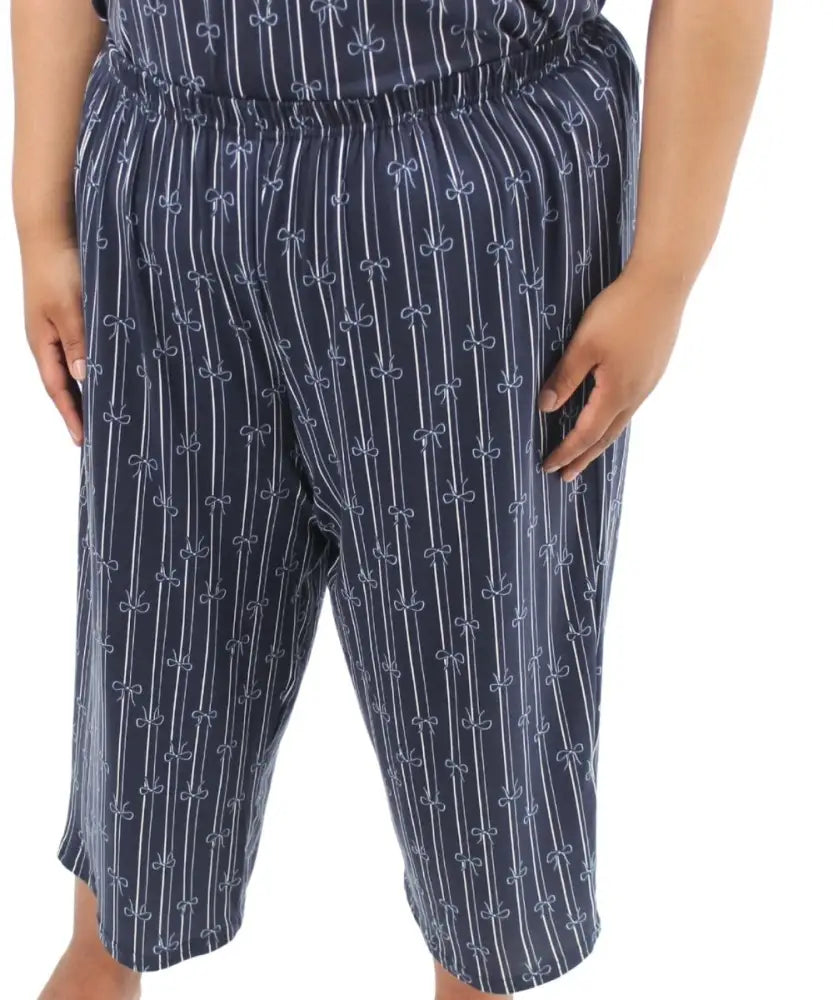 Ladies Printed Knit PJ Capri | R219.90 | Eagle Clothing | Plus Size | Big & Tall