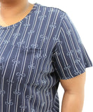 Ladies Printed Knit PJ Top | Eagle Clothing | Plus Size | Big & Tall