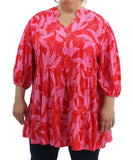 Ladies Printed Longer Tunic | Eagle Clothing | Plus Size | Big & Tall