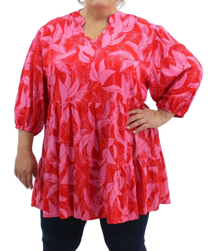 Ladies Printed Longer Tunic | R349.90 | Eagle Clothing | Plus Size | Big & Tall