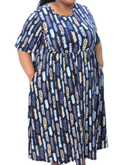 Ladies Printed Maxi Dress | R329.90 Eagle Clothing Plus Size Big & Tall
