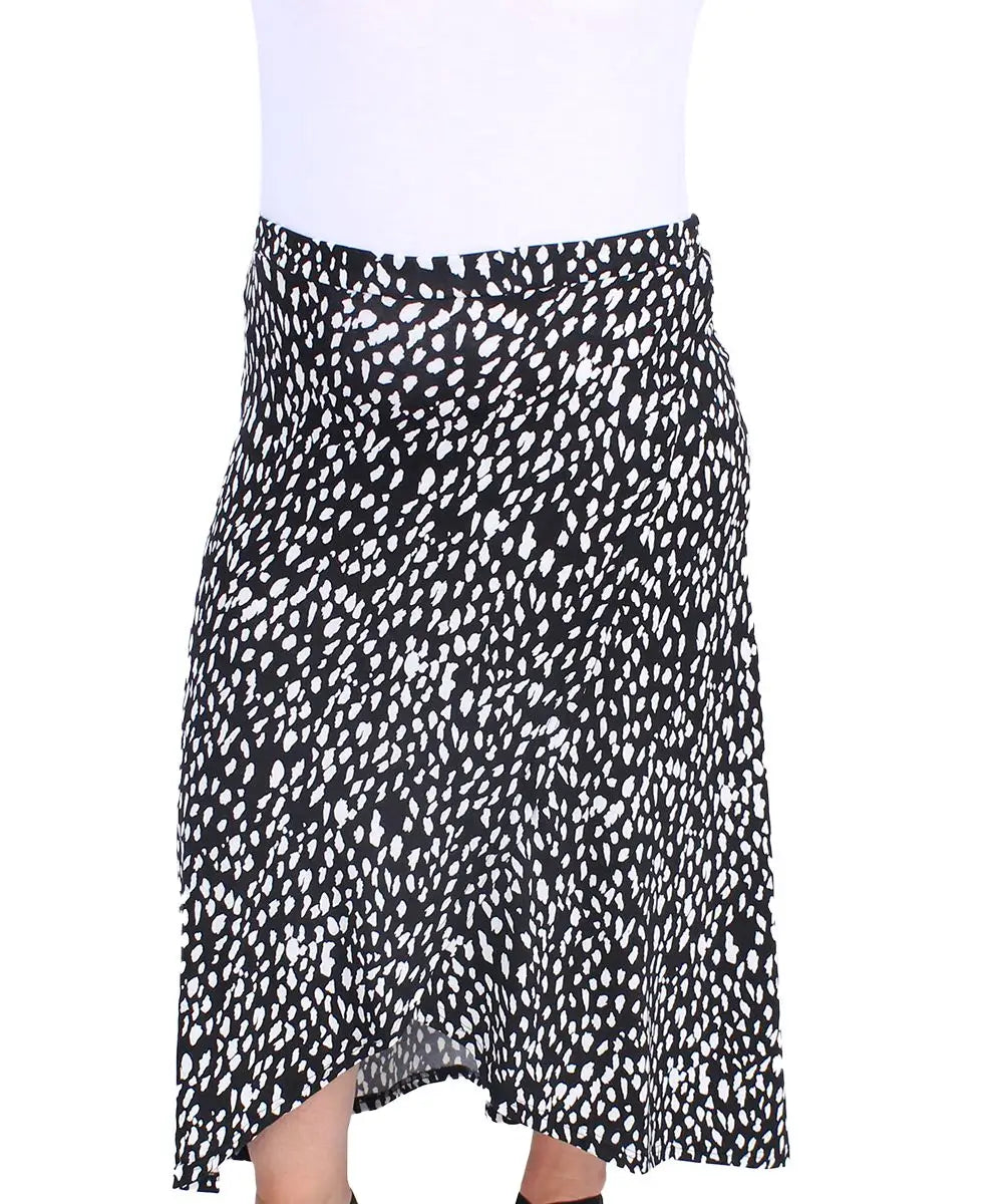 Ladies Printed Mock Slit Skirt | R219.90 Eagle Clothing Plus Size Big & Tall