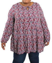 Ladies Printed Peasant Top | R369.90 Eagle Clothing Plus Size Big & Tall