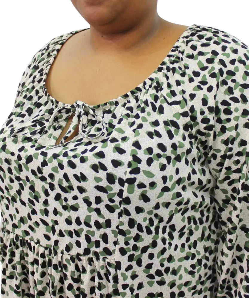 Ladies Printed Peasant Top | Eagle Clothing | Plus Size | Big & Tall