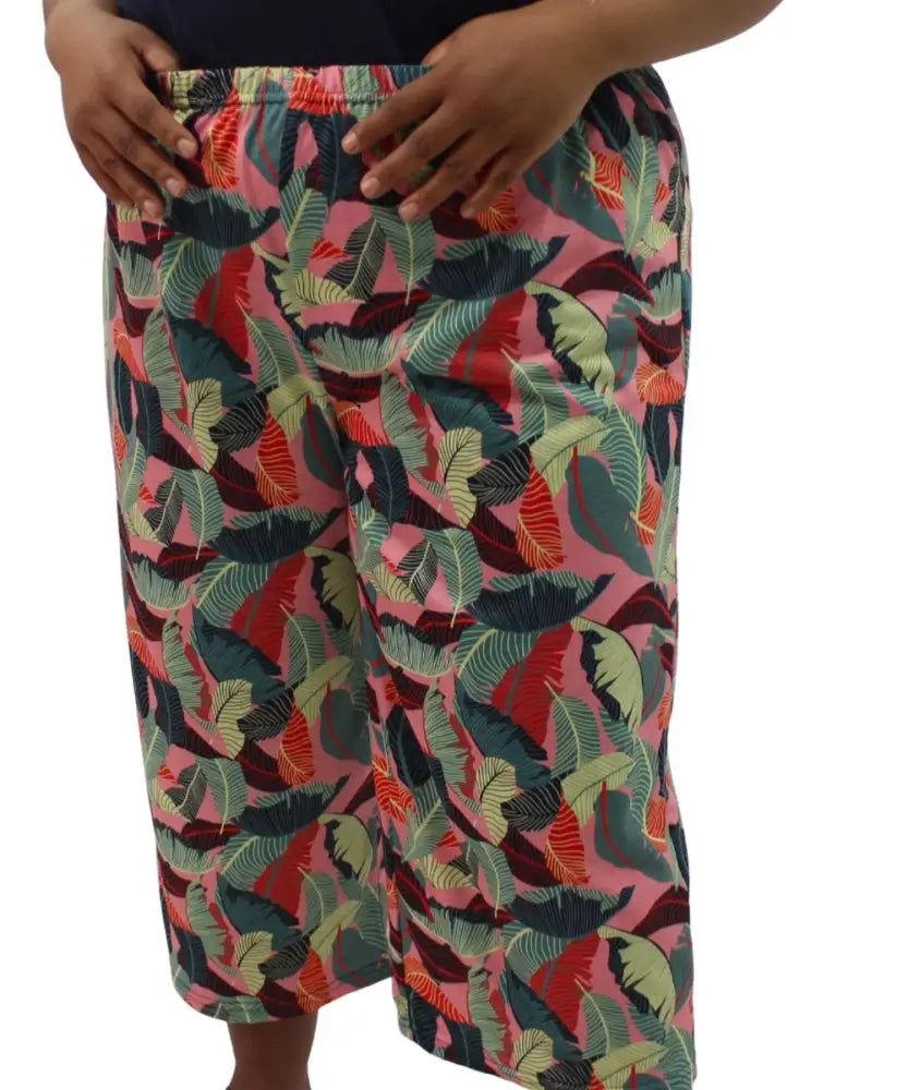 Ladies Printed PJ Capri | Eagle Clothing | Plus Size | Big & Tall