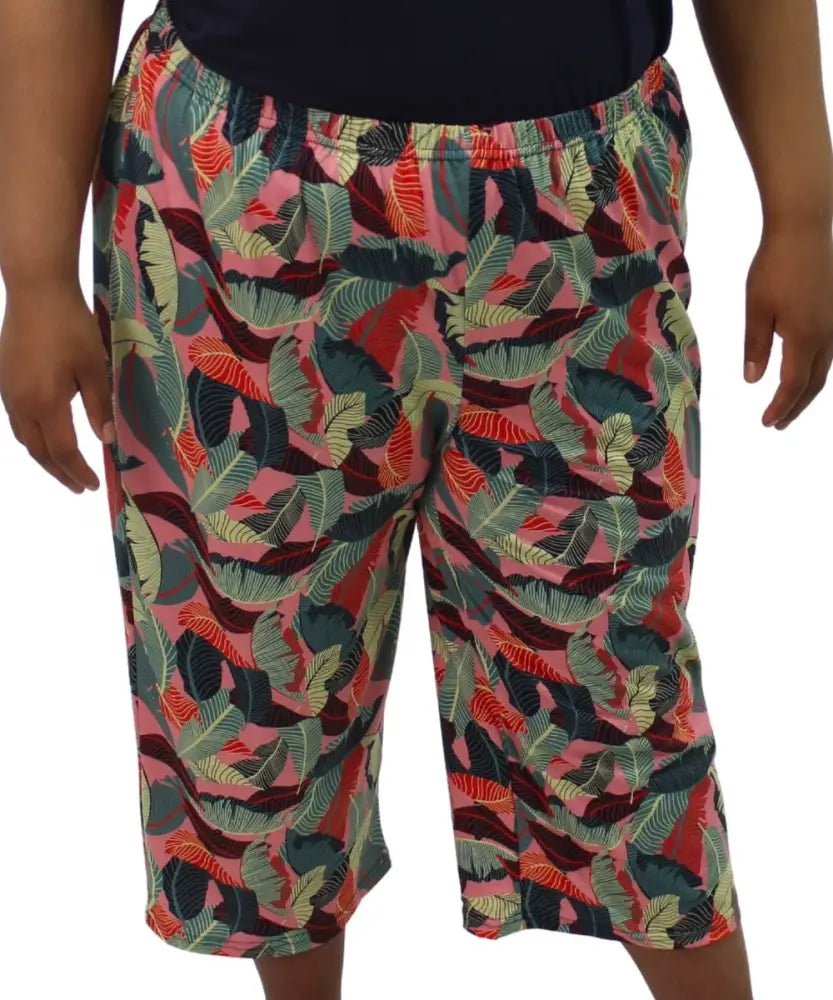 Ladies Printed PJ Capri | Eagle Clothing | Plus Size | Big & Tall