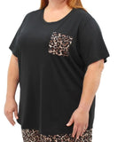 Ladies Printed PJ Top