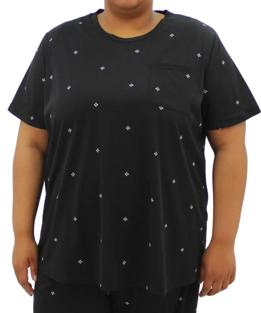 Ladies Printed PJ Top | R209.90 | Eagle Clothing | Plus Size | Big & Tall