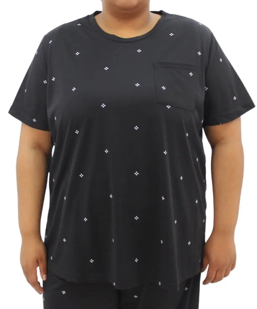 Ladies Printed PJ Top | Eagle Clothing | Plus Size | Big & Tall