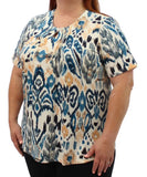 Ladies Printed Pleated Tunic