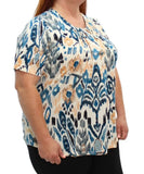Ladies Printed Pleated Tunic