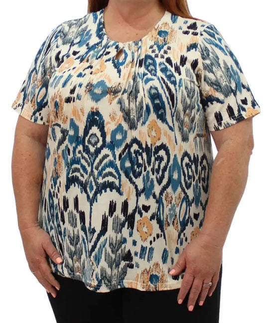 Ladies Printed Pleated Tunic