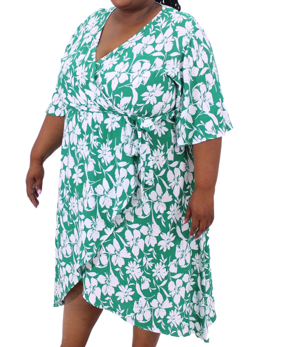 Ladies Printed Rayon Dress | R499.90 Eagle Clothing Plus Size Big & Tall
