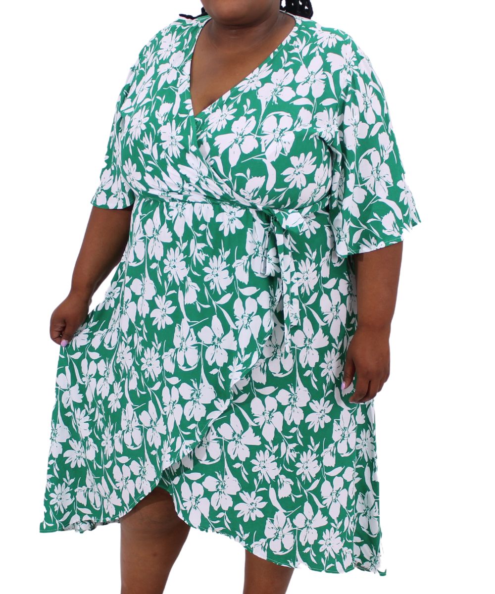 Ladies Printed Rayon Dress | R499.90 Eagle Clothing Plus Size Big & Tall