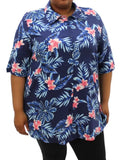 Ladies Printed Rayon Shirt | R329.90 | Eagle Clothing | Plus Size | Big & Tall