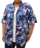 Ladies Printed Rayon Shirt | Eagle Clothing | Plus Size | Big & Tall