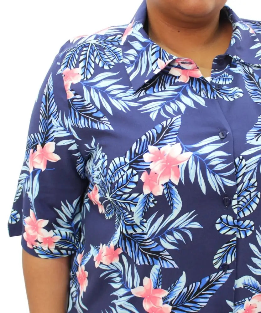 Ladies Printed Rayon Shirt | Eagle Clothing | Plus Size | Big & Tall