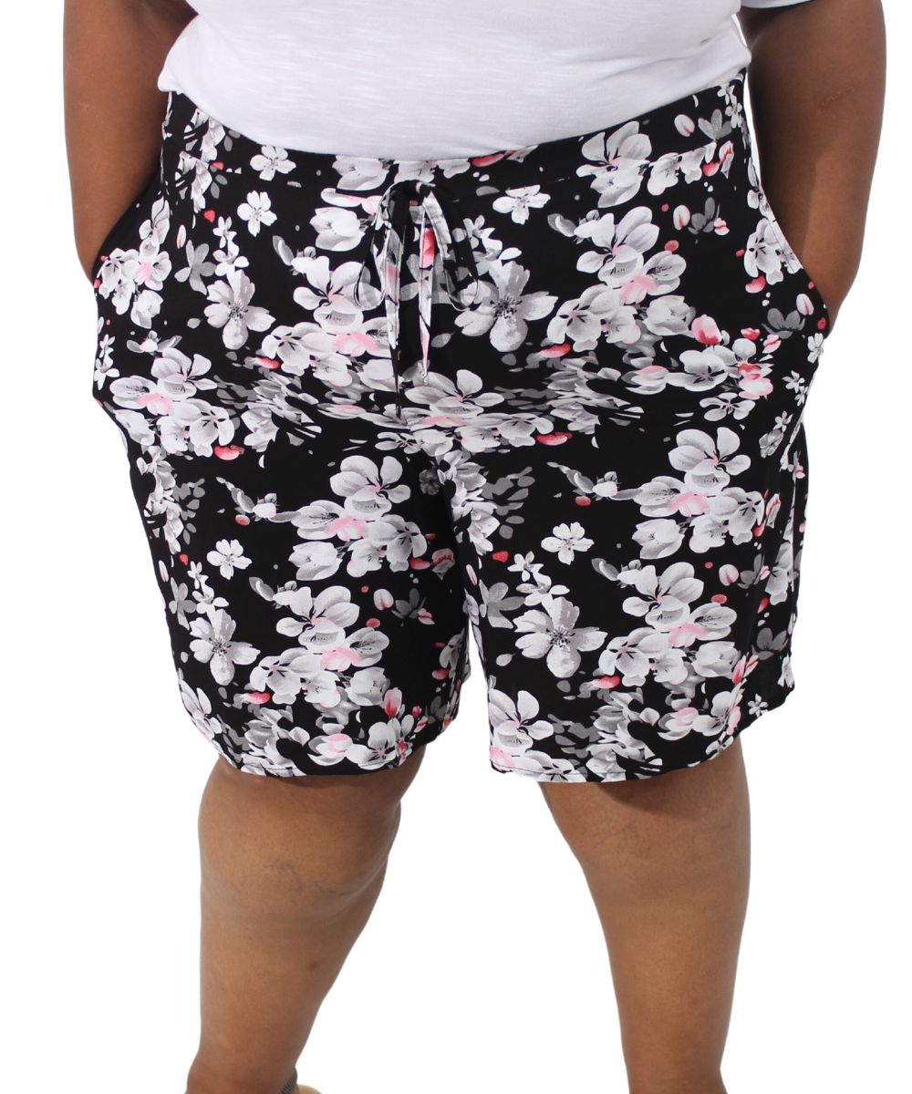 Ladies Printed Rayon Shorts | R259.90 Eagle Clothing Plus Size Big & Tall