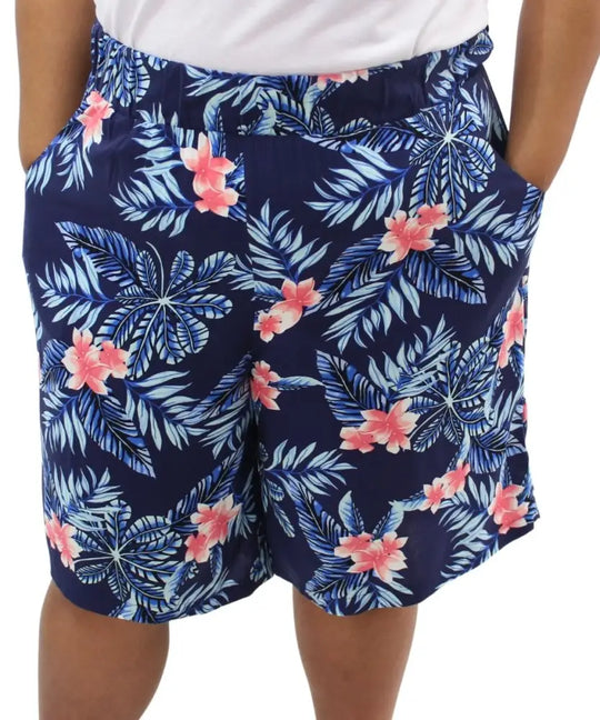 Ladies Printed Rayon Shorts