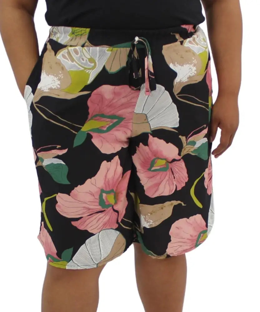 Ladies Printed Rayon Shorts | Eagle Clothing | Plus Size | Big & Tall