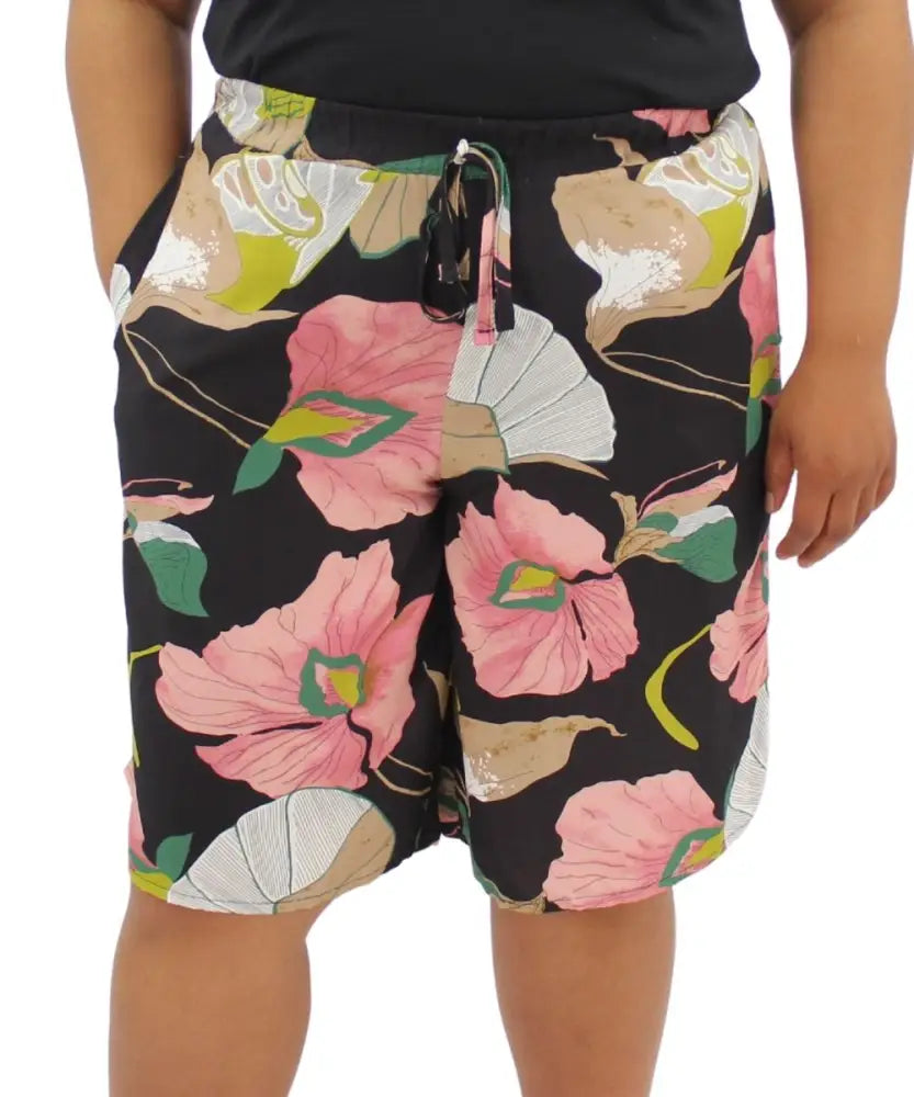 Ladies Printed Rayon Shorts | Eagle Clothing | Plus Size | Big & Tall