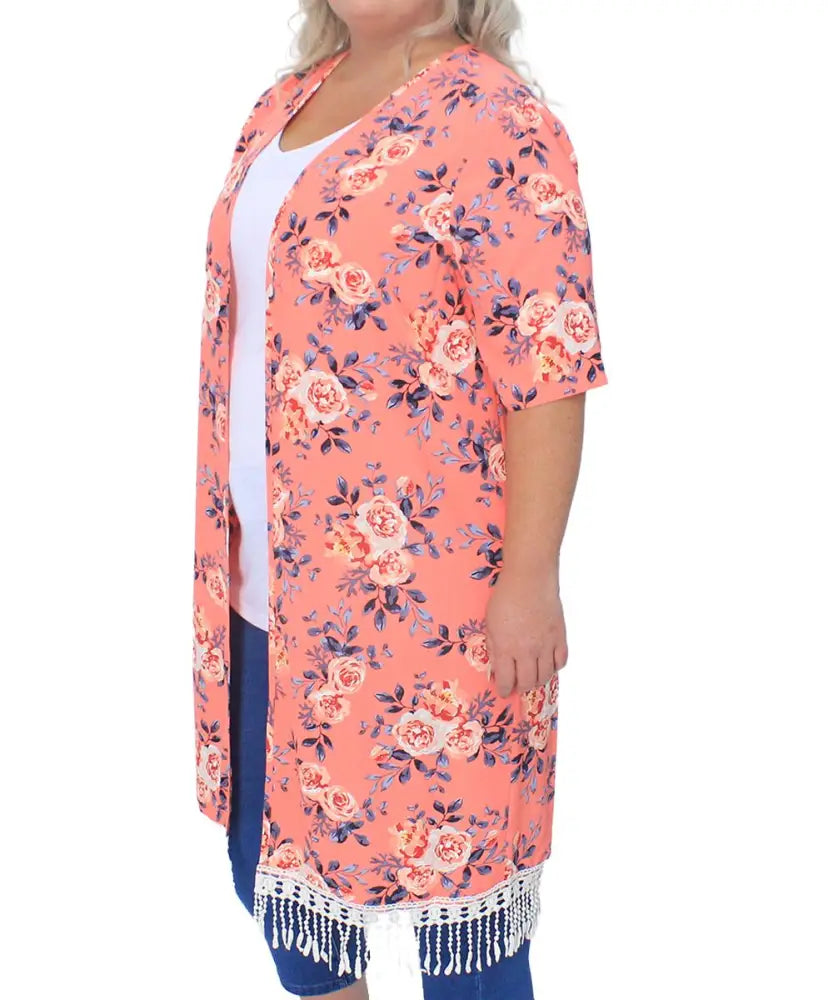 Ladies Printed Tassel Gilet | R229.90 Eagle Clothing Plus Size Big & Tall