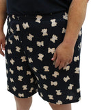 Ladies Printed Teddy PJ Shorts