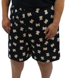 Ladies Printed Teddy PJ Shorts