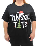 Ladies Printed Tinsel Tee