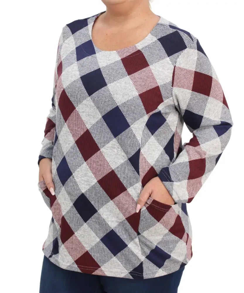 Ladies Printed Tunic | R289.90 | Eagle Clothing | Plus Size | Big & Tall
